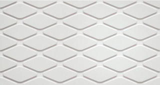 Atlas Concorde 3D White Rhombus Matt 30,5x56