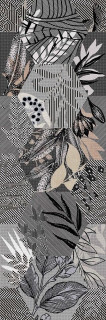 Creto Cemento Vetro Grey W\\DEC P 25x75