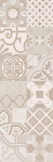Creto Dover Vetro Ivory W\\DEC M 25х75