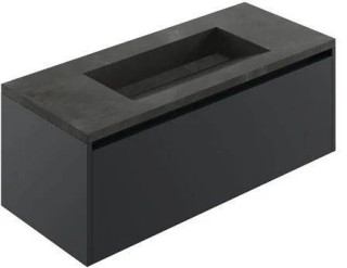 Italon Home Fly Air Раковина 120 Black 50x120H43