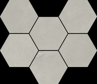 Italon Continuum Mosaico Hex Silver 25x29