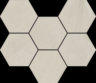 Italon Continuum Mosaico Hex Pure 25x29