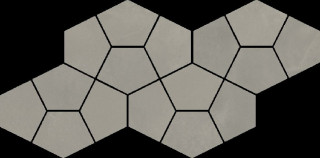 Italon Continuum Mosaico Prism Iron 41.3x20.5