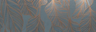 Italon Element Petrolio Inserto Foliage 25x75
