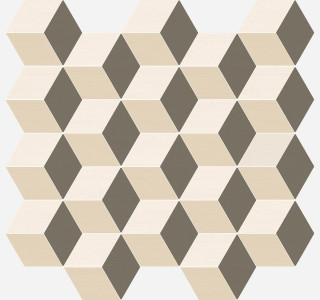 Italon Element Silk Mosaica Cube Warm 30,5x33