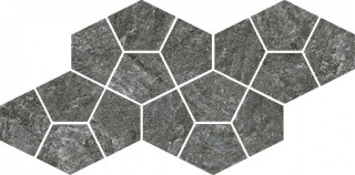 Italon Magma Graphite Mosaico Prism 41.3x20.5H0.9
