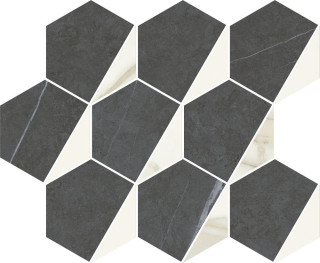Italon Metropolis Mosaico Hexagon Cold 25,4x31