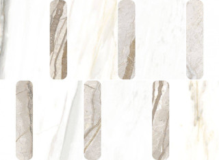 Italon Stellaris Ivory Mosaico Argan 36.8x26.9
