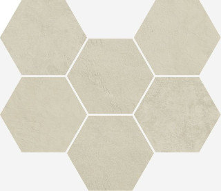 Italon Terraviva Mosaico Hexagon Moon 25x29