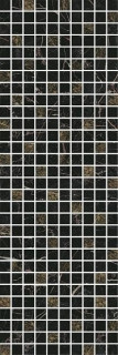 Астория Черный Мозаичный 25Х75