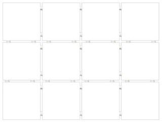 Kerama Marazzi Конфетти Белый Блестящий 29.8x39.8