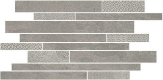 Kerama Marazzi Ламелла Серый Мозаичный 8,5мм 25x50.2