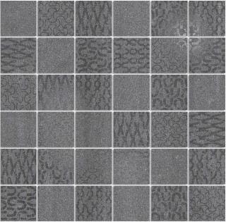 Kerama Marazzi Про Дабл Антрацит Мозаичный 9мм 30x30