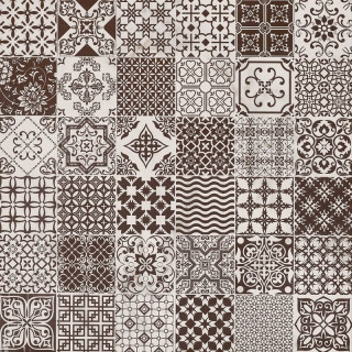 Bien Ethnic White Rec 60x60