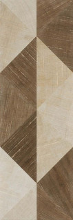 Serra Filigran Relief Decor Beige Brown 30х90