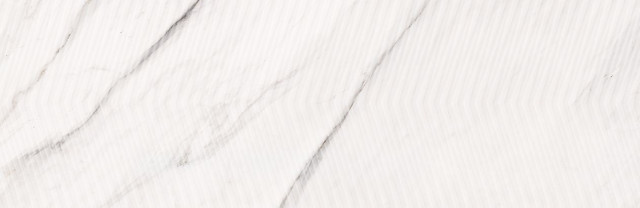 Mei (Meissen) Carrara Chic Рельеф Шеврон Белый 29х89
