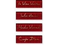 JASBA-AMAR magma-red,glass 10х3