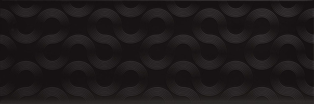 Mei (Meissen) Spin Black Geo 25x75