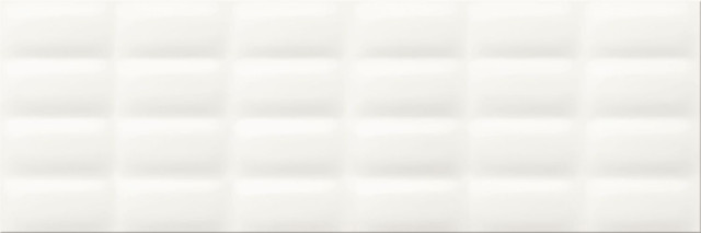 Mei (Meissen) White Glossy Pillow Structure 25x75