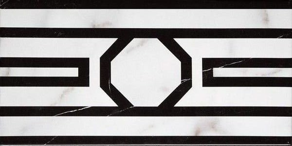 Border New Tradition Черно-Белый 15х30