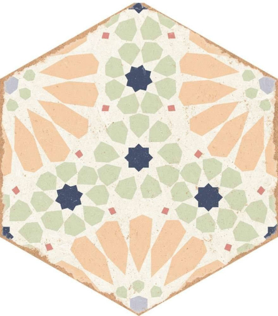 Ennface Kaleidoscope Green Matt 22x25