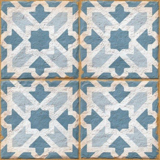 Ennface Morocco Azure Matt 20x20