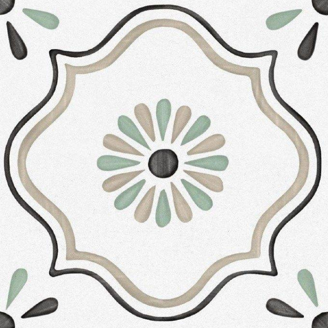 Ennface Ponza Flower Matt 20x20