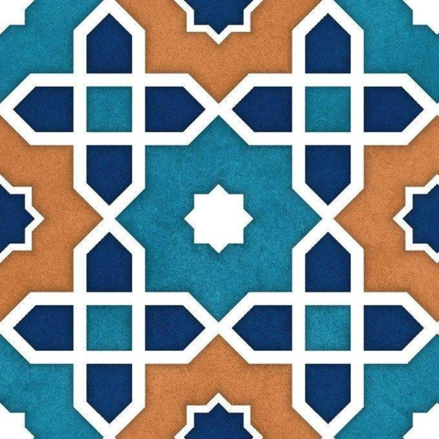 Ennface Tantora Blue Matt 20x20