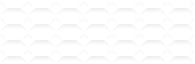 Gravita Satin White Hexa 30x90