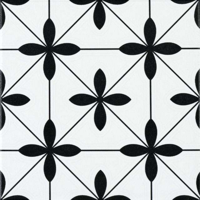 Motto Ceramic Levels Bk Decor 1 20x20H0.85