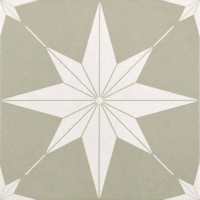 Motto Ceramic Levels Blanc Decor 1021 20x20H0.85