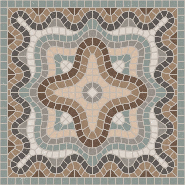 Motto Ceramic Monotone Gravel Decor Matt 20x20H0.85