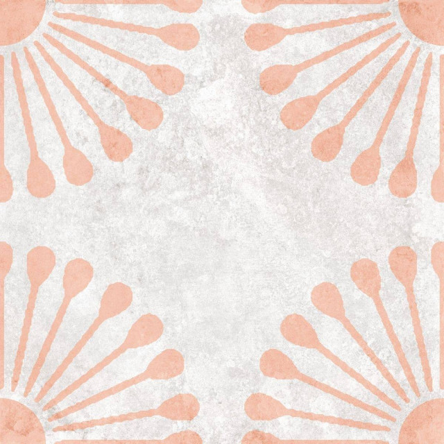 Motto Ceramic Palmas White Decor 3 20x20H0.85