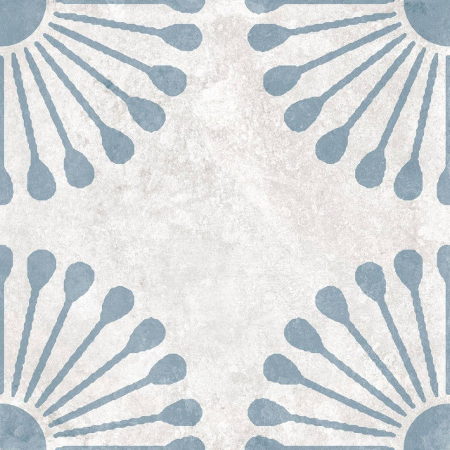 Motto Ceramic Palmas White Decor 4 20x20H0.85