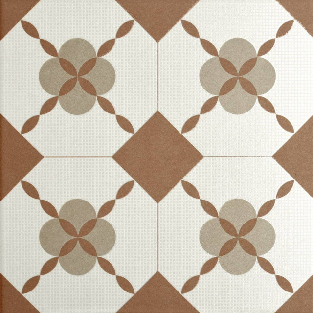 Motto Ceramic Monotone Peach Decor Matt 20x20H0.85