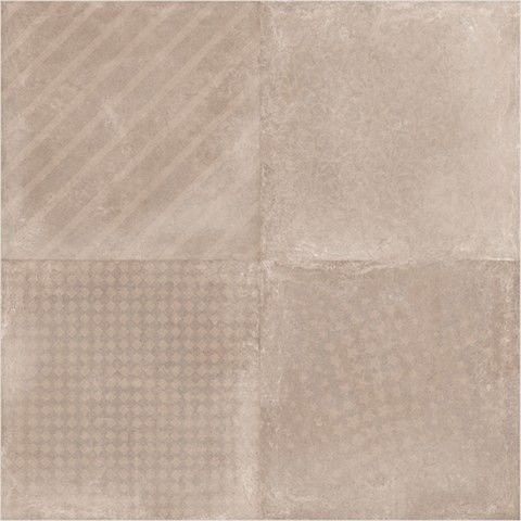 Geo Brown Decor 60x60