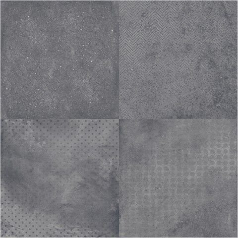 Geo Magnus Graphite Decor 60x60