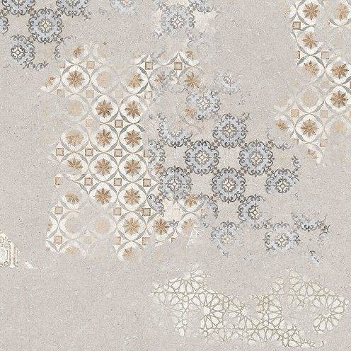 Ocean Ceramic Arenito Off White Decor Carving 60x60H0.9
