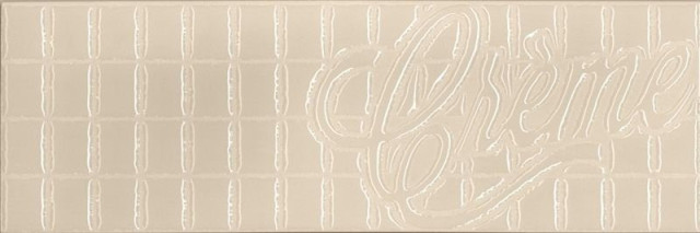 Absolut Keramika Chocolate Decor (pz) Crema Creme 10х30