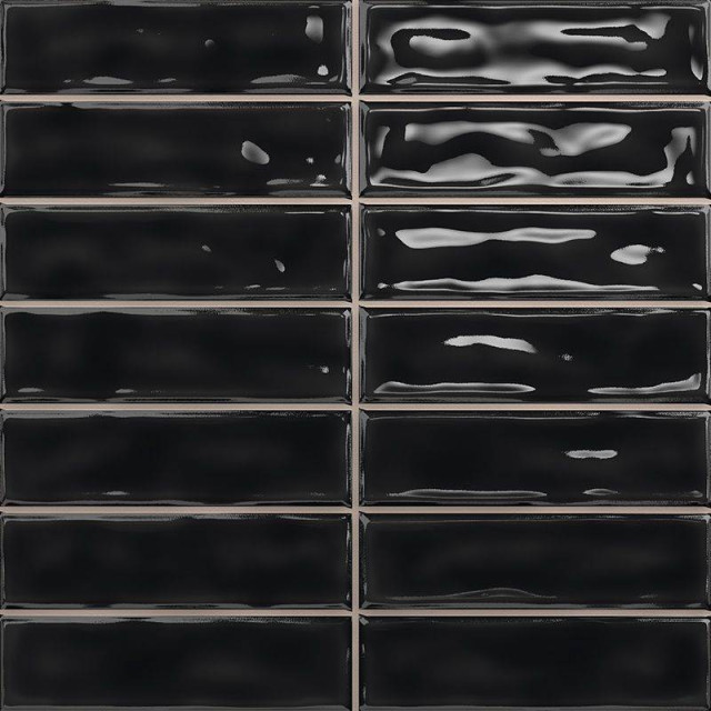 Absolut Keramika Sticks Black Brillo 20x20