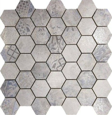 Absolut Keramica Mosaico Troya Hexagon 30x30