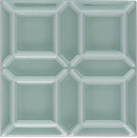 Adex Neri Liso Edge Sea Green 15x15