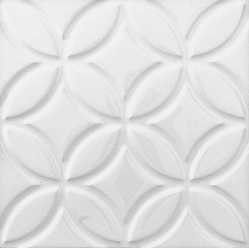 Adex Neri Relieve Botanical Blanco Z 15x15