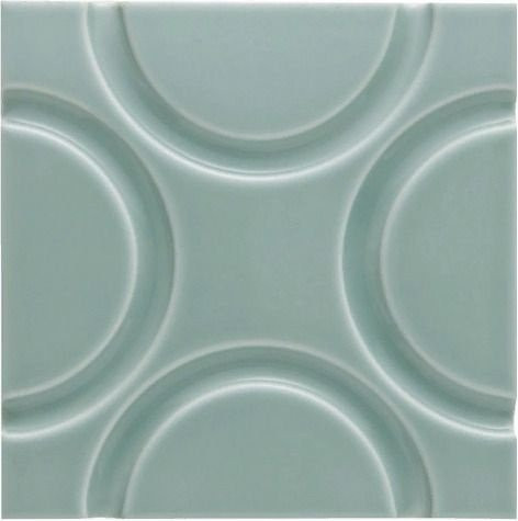 Adex Neri Relieve Geo Sea Green 15x15
