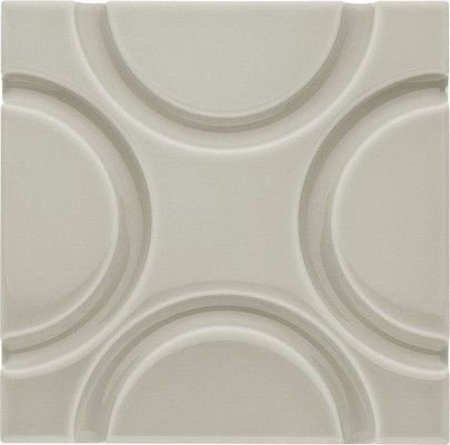 Adex Neri Relieve Geo Silver Mist 15x15