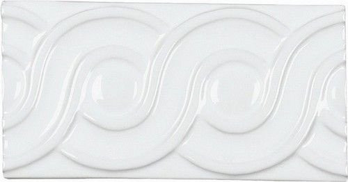 Adex Neri Relieve Clasico Blanco Z 7,5x15