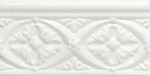 Adex Neri Relieve Bizantino Blanco Z 7,5x15