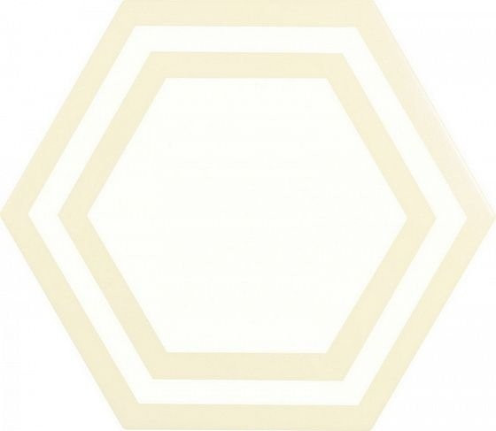 Adex Pavimento Hexagono Deco Bone 20х23