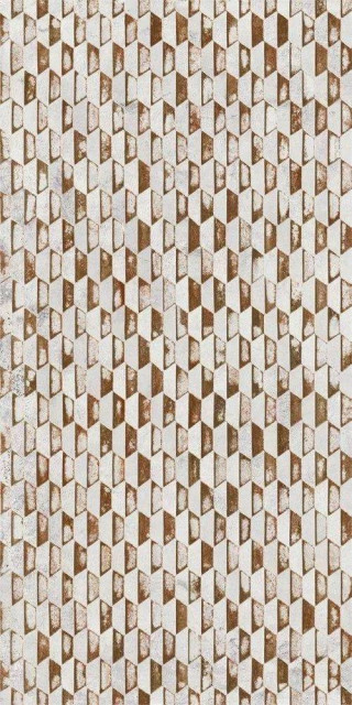 Aparici Steel White Stamping Natural 50x100H1