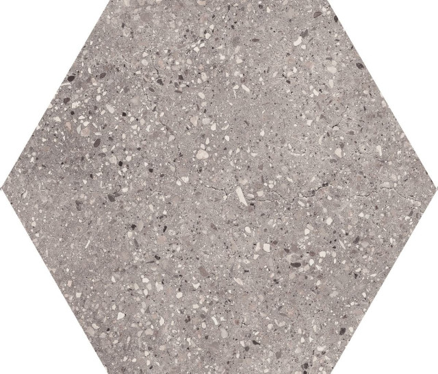 Wind Grey Natural Hexagon 25х29